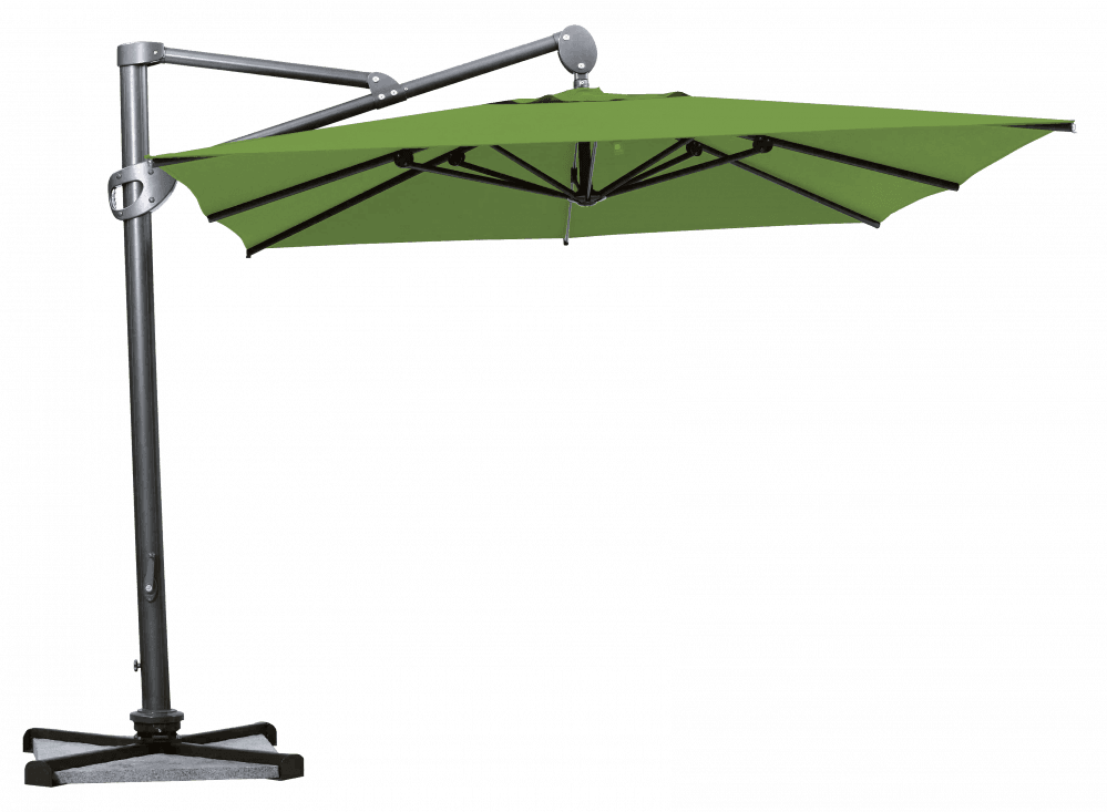 Parasol déporté Helios résistant au vent Carré 300x300 Acrylique sunbrella premium Macao | La Maison du Parasol