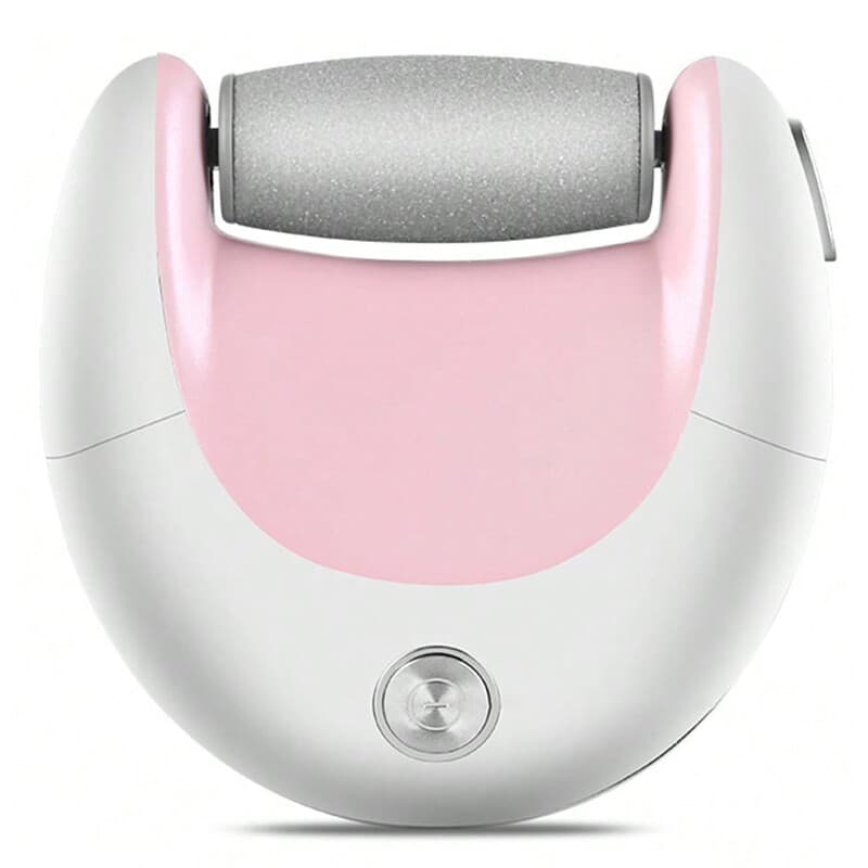 K·SKIN KD300 Lime à pieds électrique/Outil d'exfoliation des pieds, conception portable rechargeable par USB, légère et facile à utiliser, adaptée aux soins quotidiens des pieds, blanc/rose/or rose