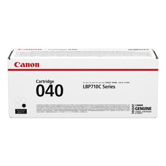 Canon 040 cartouche de toner noir d'origine de 6300 pages pour LBP712Cdn i-SENSYS LBP710Cx LBP712Cx - 0460C001